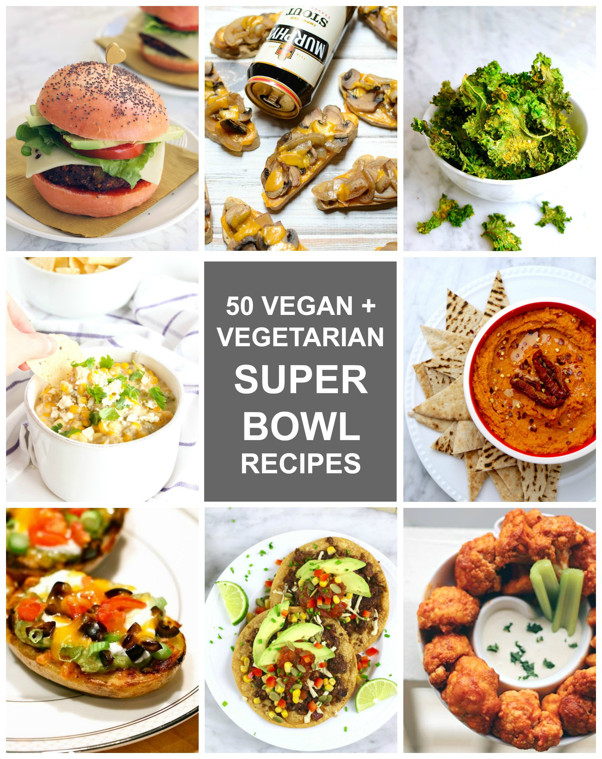 Vegetarian Game Day Recipes
 50 Delicious Vegan Ve arian Super Bowl Recipes