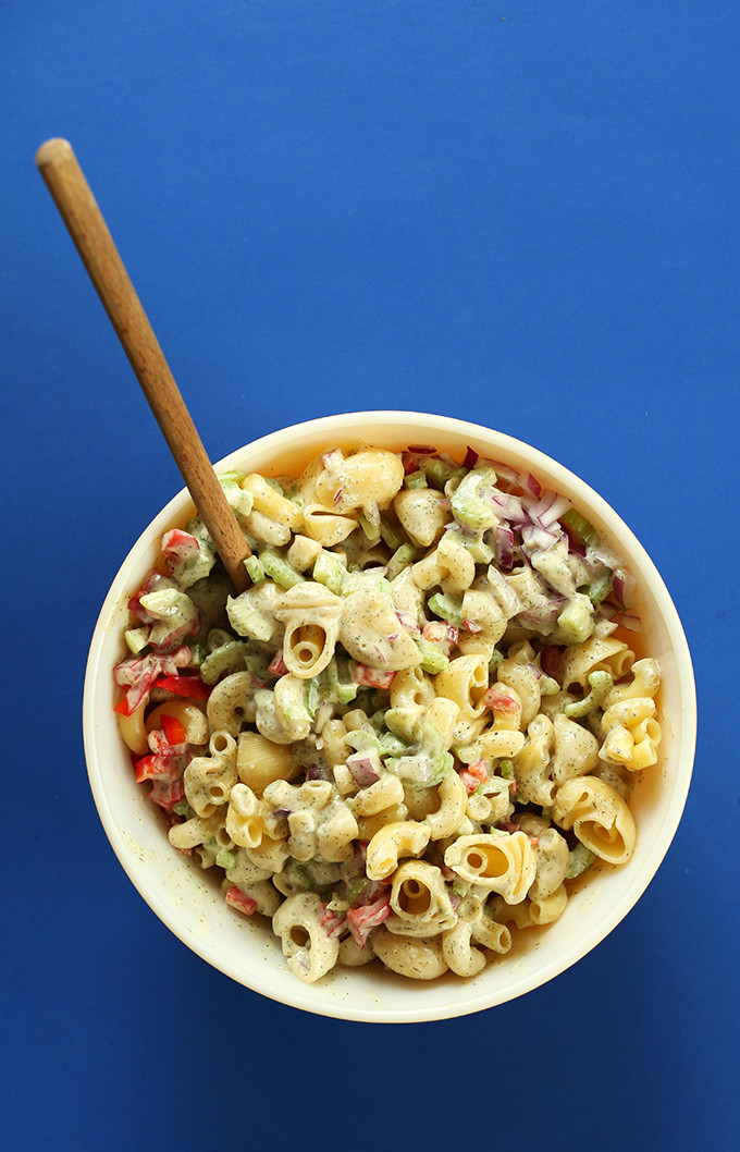 Vegetarian Macaroni Salad
 20 Flavorful Pasta Salad Recipes