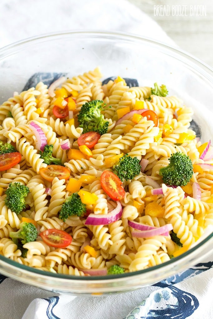 Vegetarian Macaroni Salad
 Easy Ve able Pasta Salad with Italian Dressing