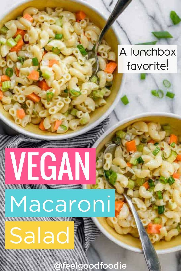 Vegetarian Macaroni Salad
 Vegan Macaroni Salad Recipe Salad Dishes