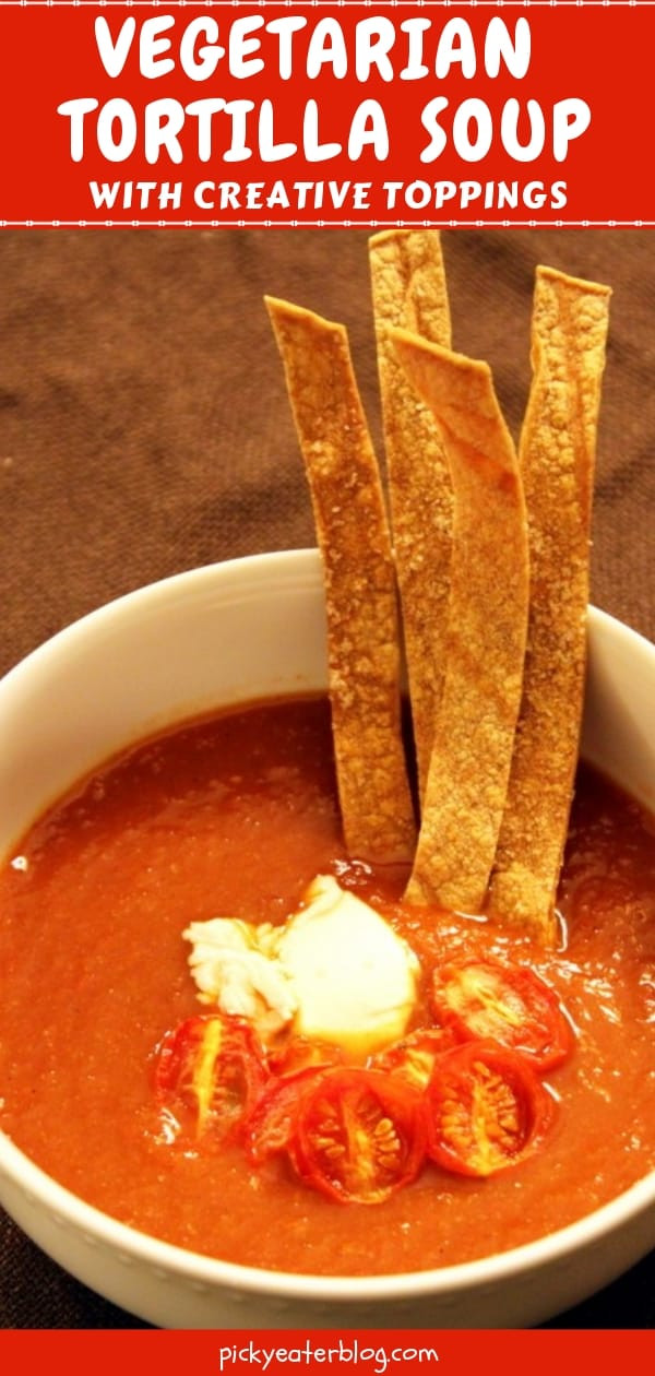Vegetarian Recipes For Picky Eaters
 Ve arian Tortilla Soup with Creative Toppings The