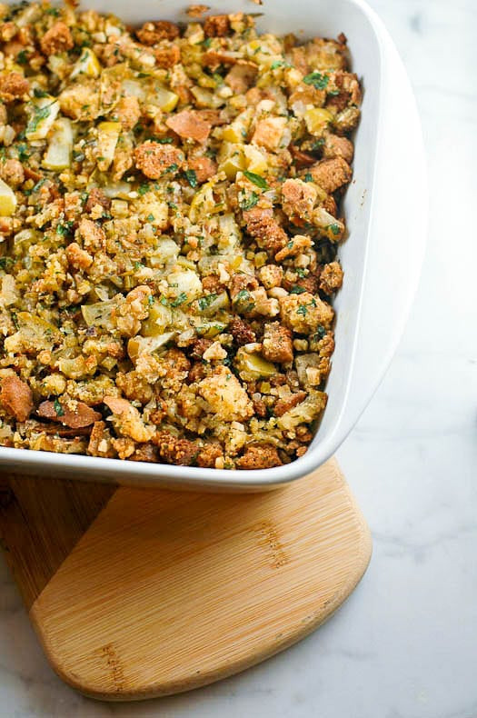Vegetarian Thanksgiving Stuffing
 Ve arian Cornbread Stuffing Adapted from The Silver