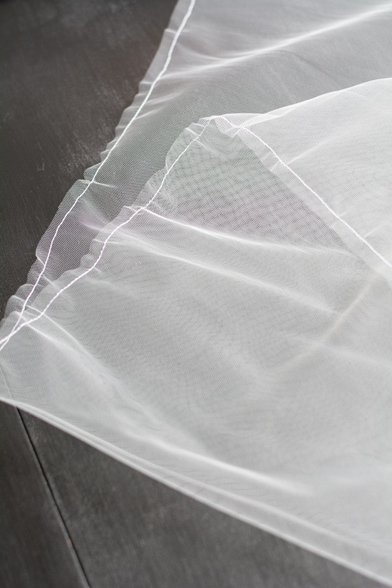 Veil Material Wedding
 How to Make a Bridal Veil Simple DIY Bridal Veil