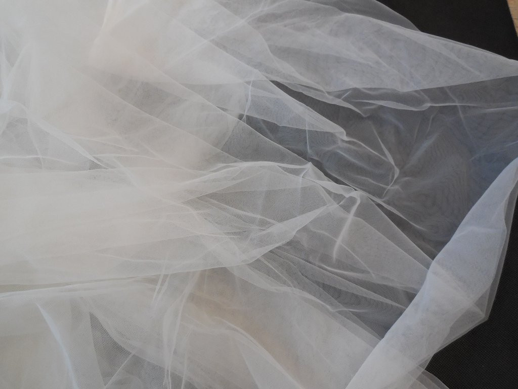 Veil Material Wedding
 f White Bridal Wedding Soft Tulle Veil Fabric DIY 150cm
