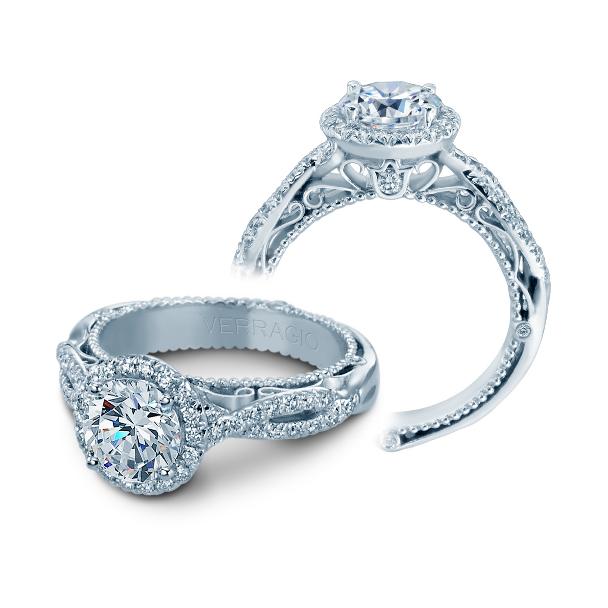 Verragio Wedding Rings
 Verragio Engagement Rings Gold 0 35CTW Diamond Mounting
