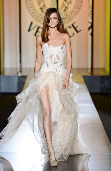 Versace Wedding Dresses
 Couture Fall 2012 s Greatest Bridal Inspiration Dresses