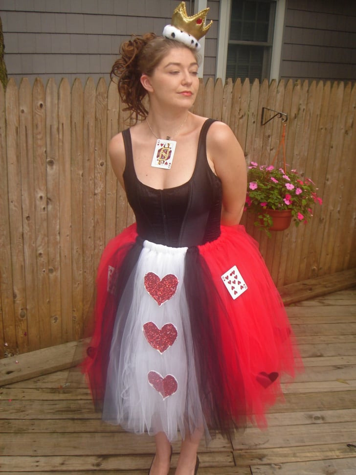 Villain Costumes DIY
 The Queen of Hearts in a tutu