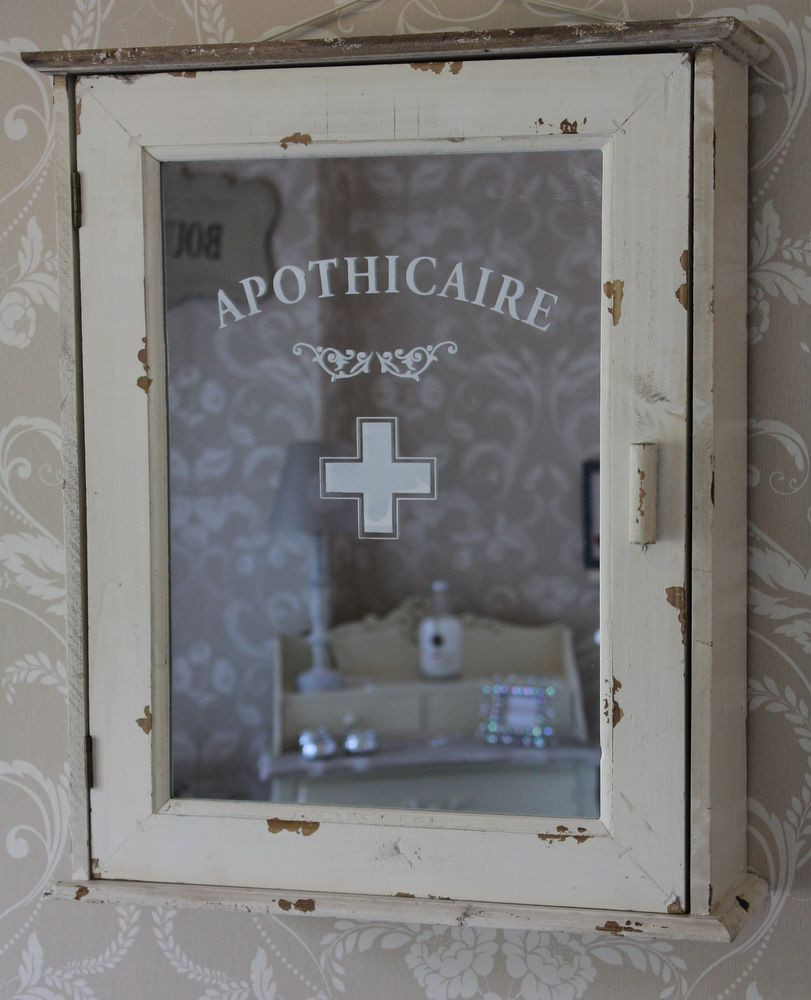 Vintage Bathroom Medicine Cabinet
 UK Apothicaire Bathroom Cabinet