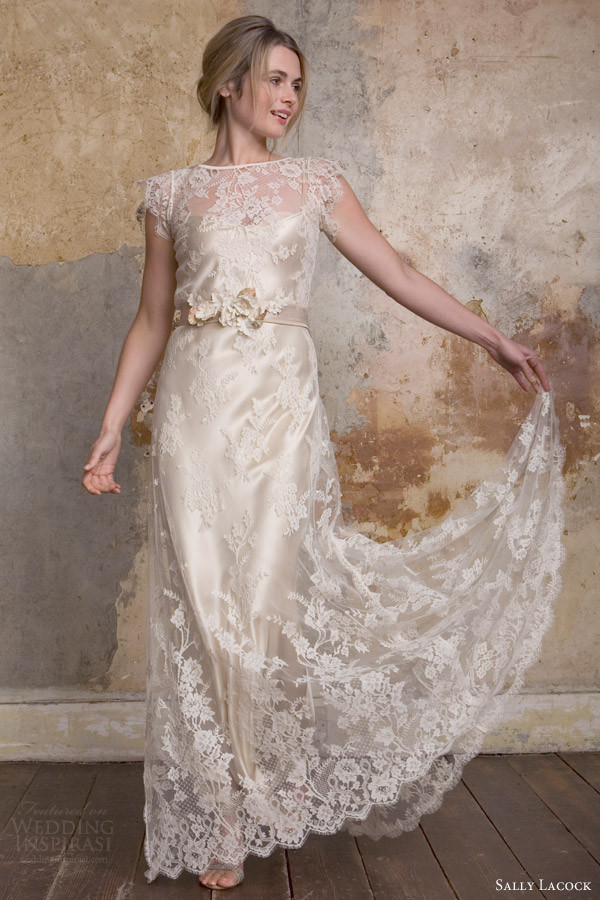 Vintage Inspired Lace Wedding Dresses
 Sally Lacock Vintage Inspired Wedding Dress Collection