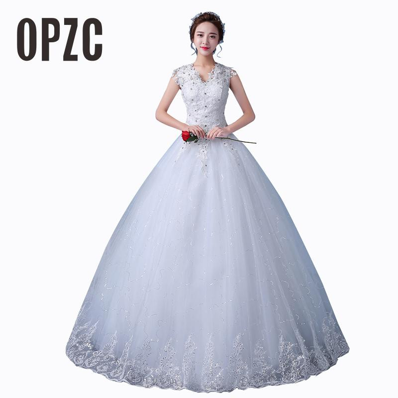 Vintage Wedding Dresses Cheap
 Cheap Customizable White Wedding Dress 2017 Korean Style