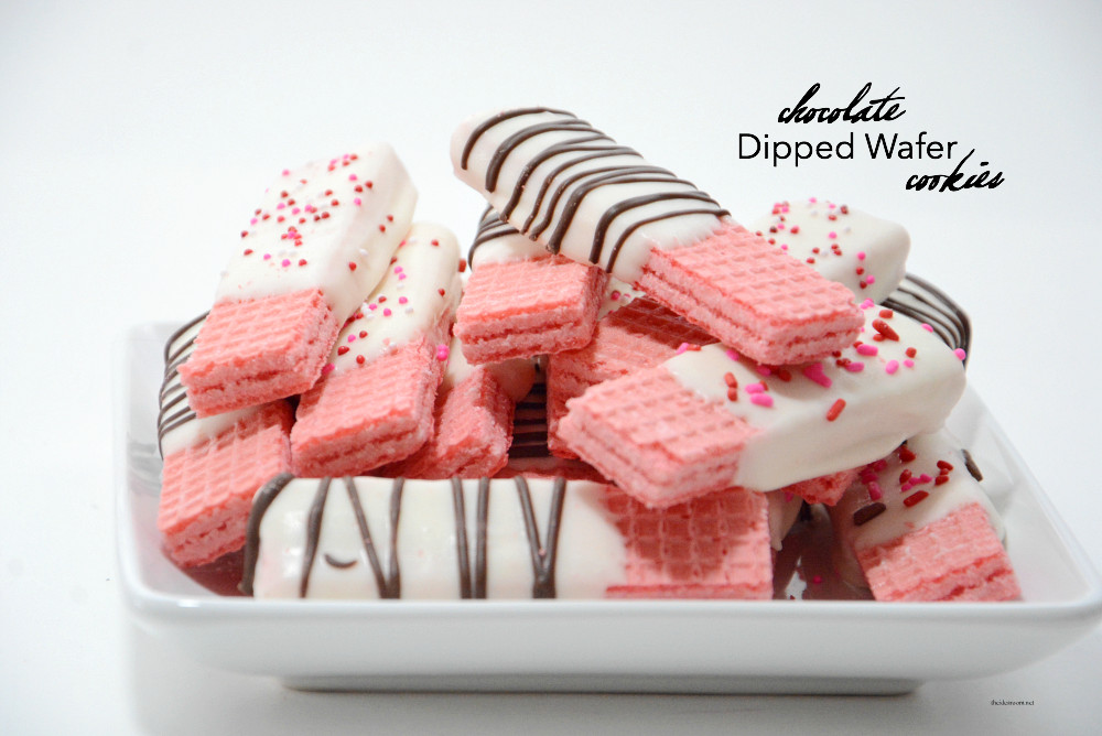 Wafer Cookies Recipe
 Chocolate Dipped Wafer Cookies The Idea Room