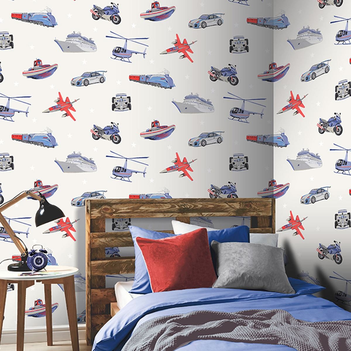 Wall Borders For Kids Room
 TRANSPORT AND VEHICLES THEMED WALLPAPER & BORDERS BEDROOM