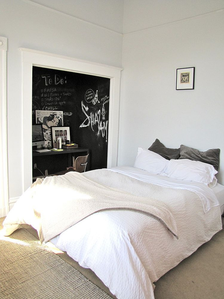 Wall Paint Ideas For Bedroom
 35 Bedrooms That Revel in the Beauty of Chalkboard Paint