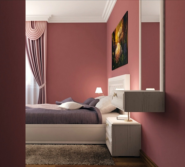 Wall Paints For Bedroom
 Altrosa as wall color – fresh color design