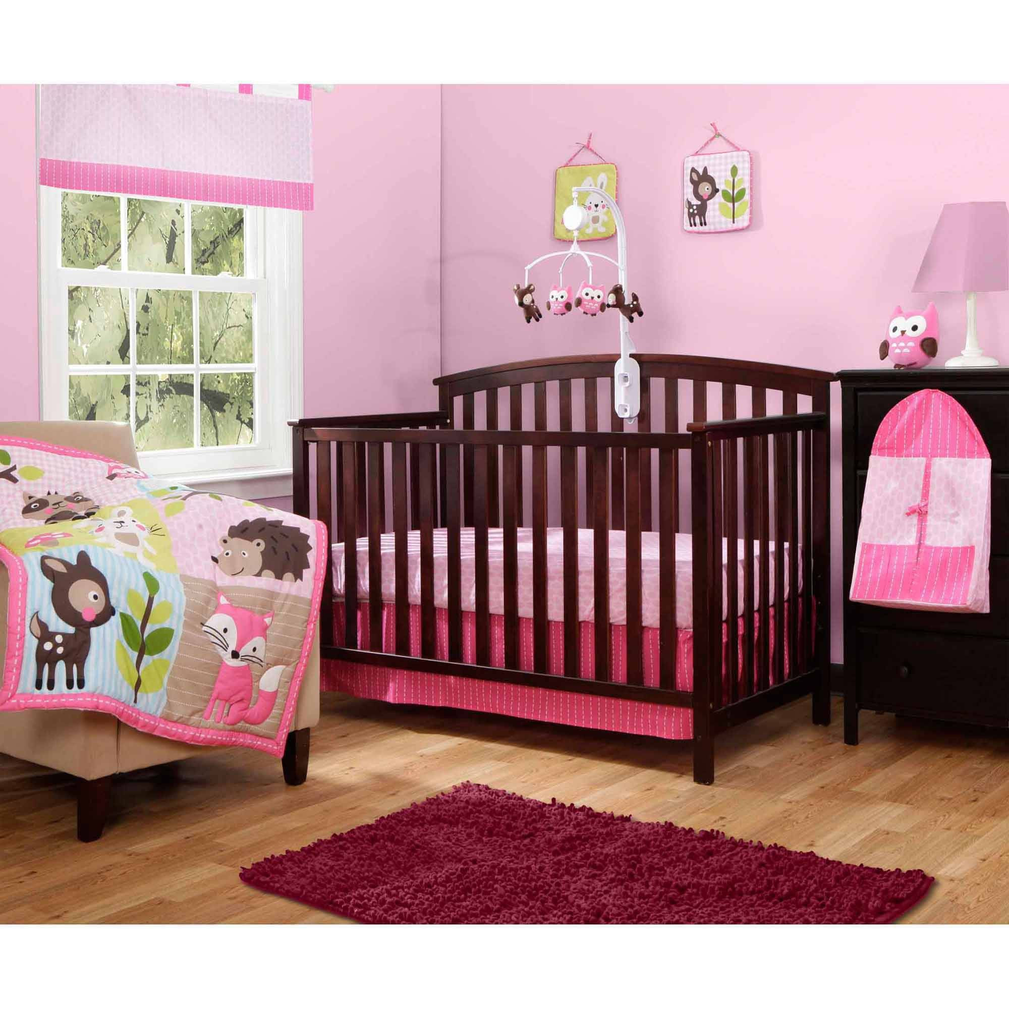 Walmart Baby Room Decor
 Baby Boom Woodland Girl 10 Piece Crib Bedding Set