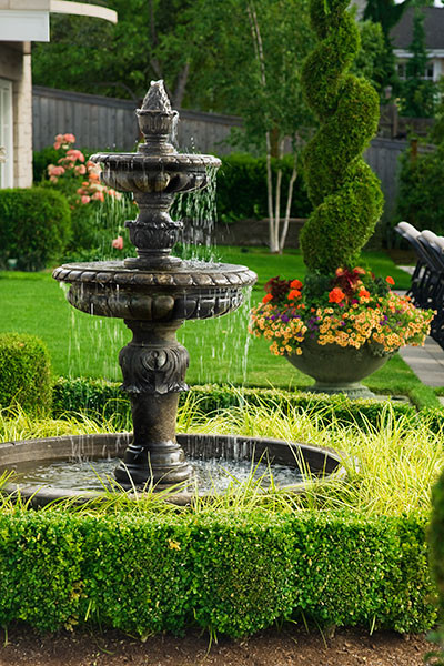 Water Fountain Landscape
 Formal Focus All About Garden Fountains