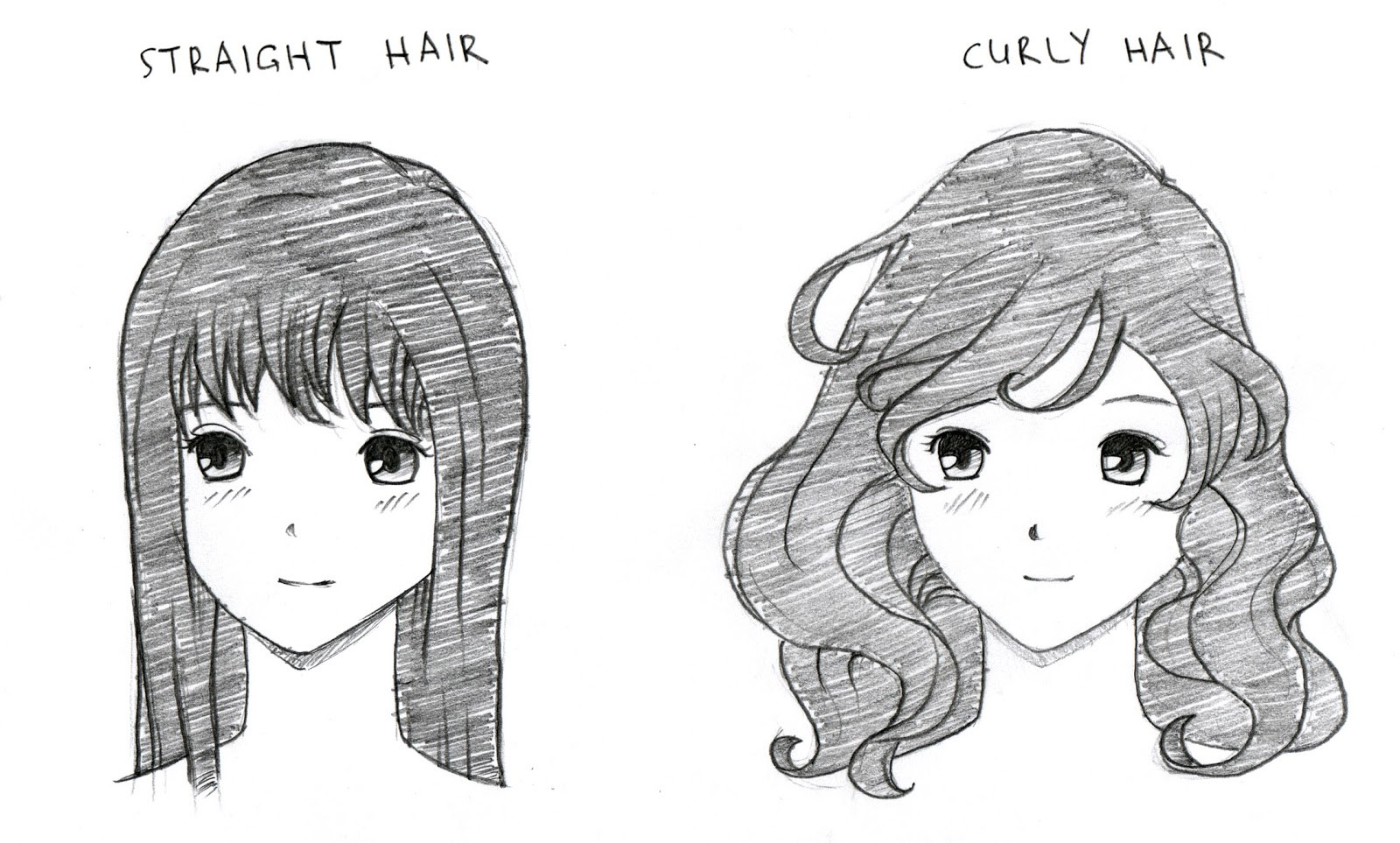 Wavy Anime Hairstyles
 JohnnyBro s How To Draw Manga How to Draw Manga Hair