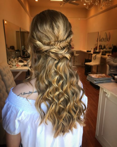 Wavy Hairstyles For Prom
 18 Stunning Curly Prom Hairstyles for 2019 Updos Down
