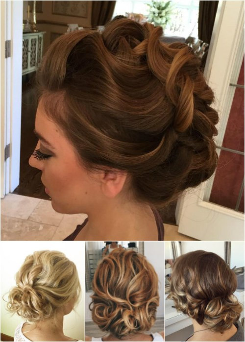 Wavy Updo Hairstyle
 54 Easy Updo Hairstyles for Medium Length Hair in 2017