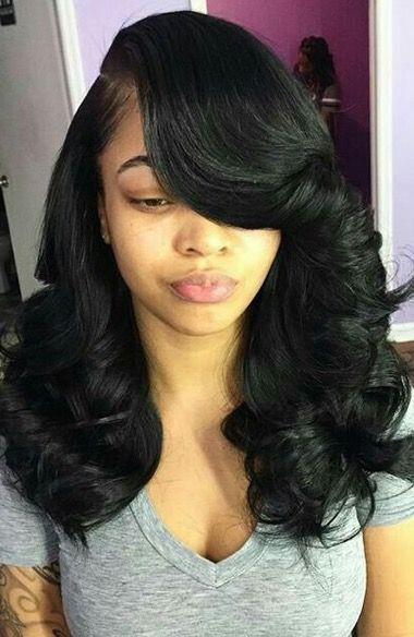 Weave Hairstyles For Prom
 1418 best Weave Crush images on Pinterest