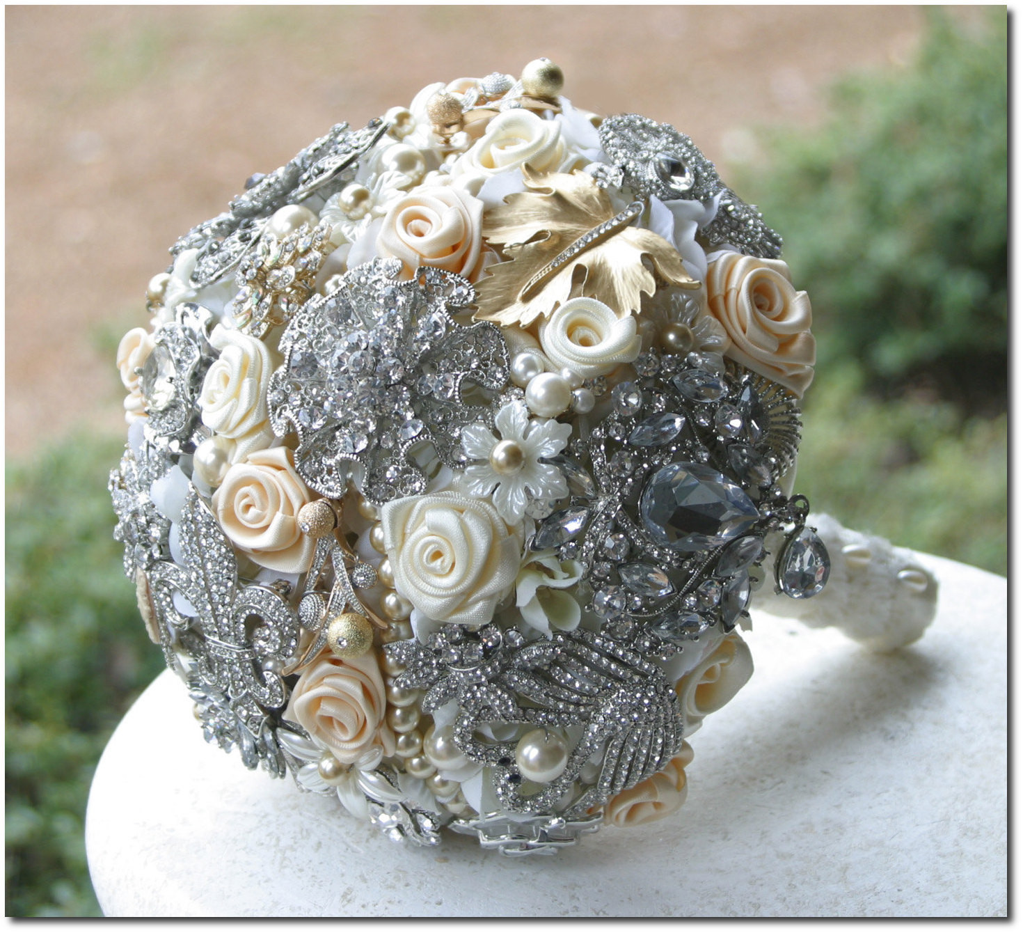 Wedding Brooches
 The Most Beautiful Brooch Bouquets Etsy