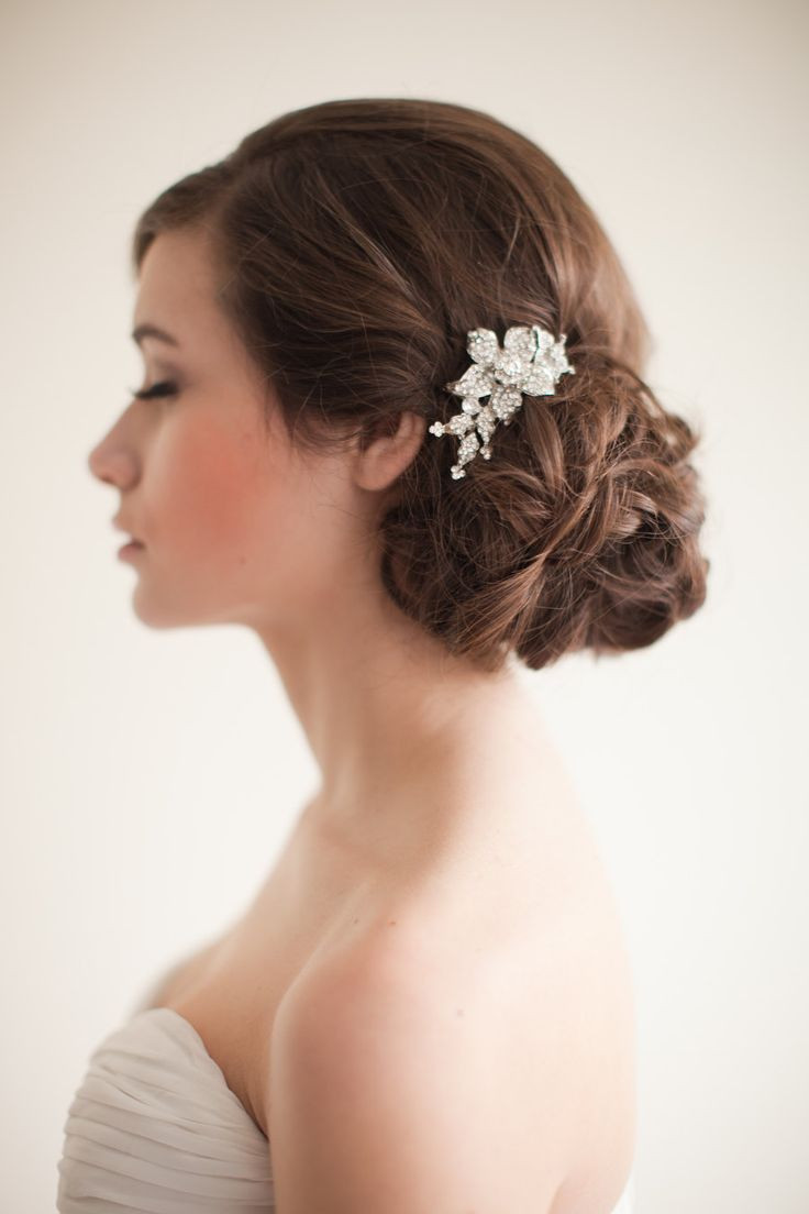 Wedding Bun Hairstyle
 Best 25 Bridal side bun ideas on Pinterest