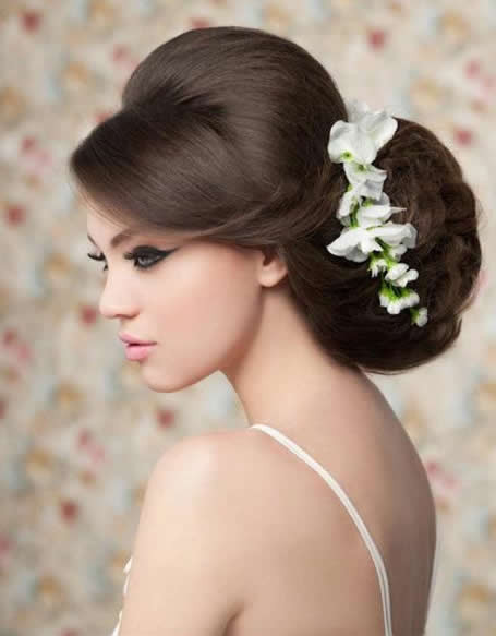 Wedding Bun Hairstyles
 The Bloomin Couch Bridal hairstyles