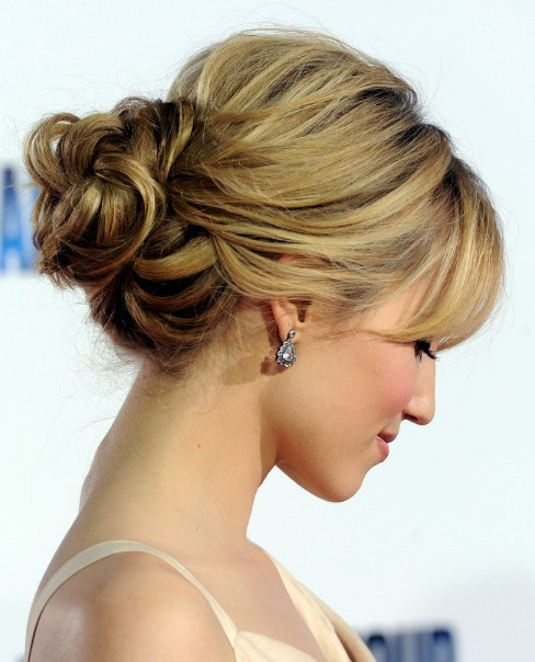 Wedding Bun Hairstyles
 Latest Hairstyles Loose Buns 2013 Trends Fashion s