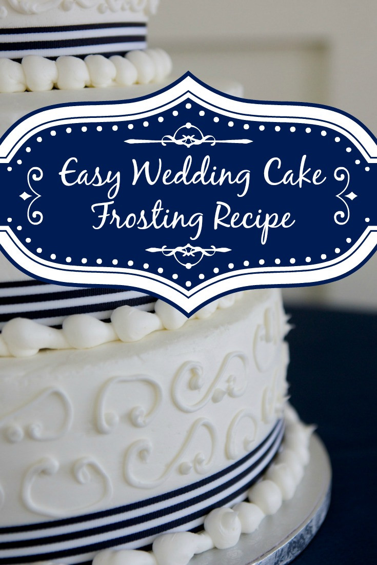 Wedding Cake Frosting
 Easy White Wedding Cake Frosting Recipe Shopping Kim