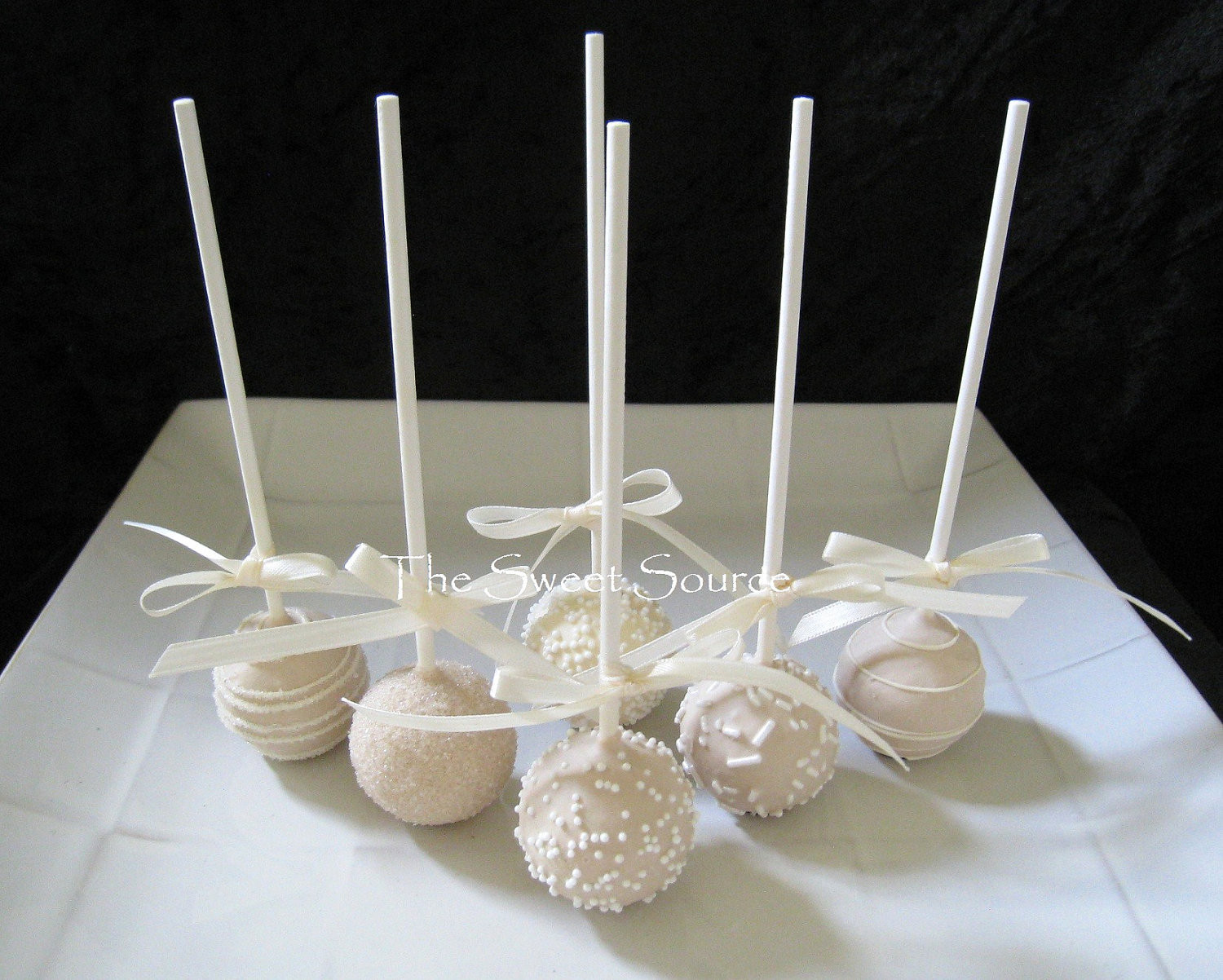 Wedding Cake Pops
 Wedding Favors Wedding Cake Pops Made to by