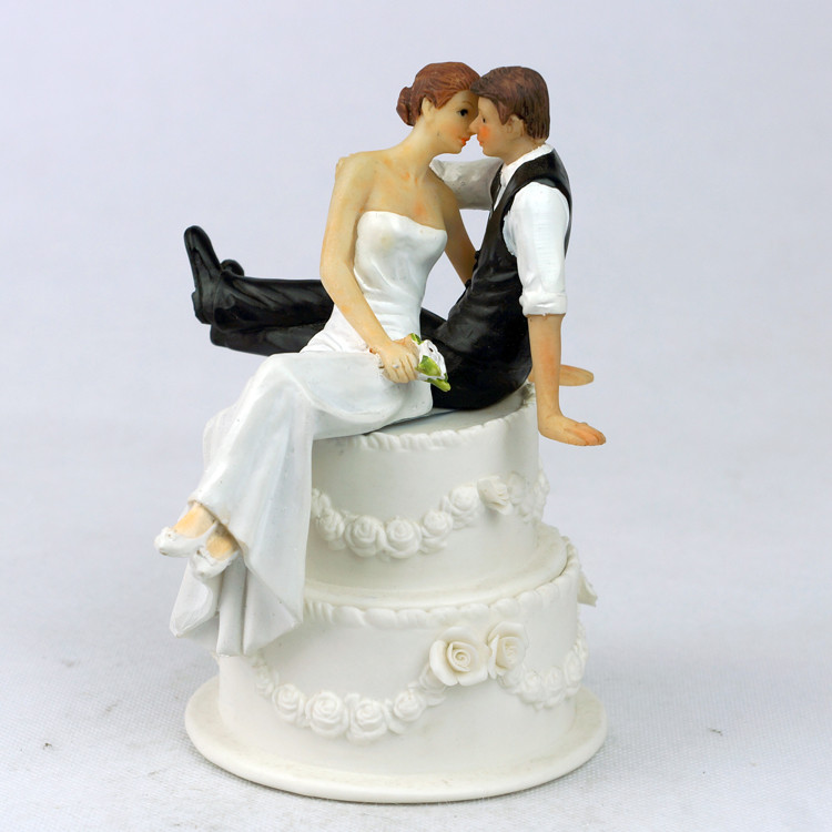 Wedding Cake Toppers Bride And Groom
 The Look of Love Bride and Groom Couple Figurine Wedding
