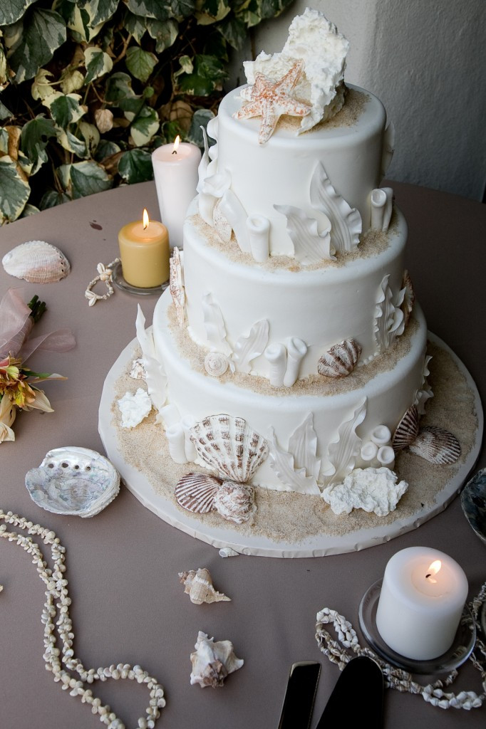 Wedding Cakes Beach Theme
 Deborah Kutsch – We Do Dream Weddings