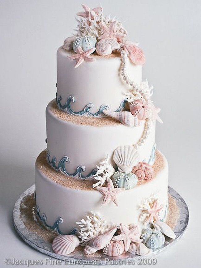 Wedding Cakes Beach Theme
 20 Elegant Beach Wedding Cakes