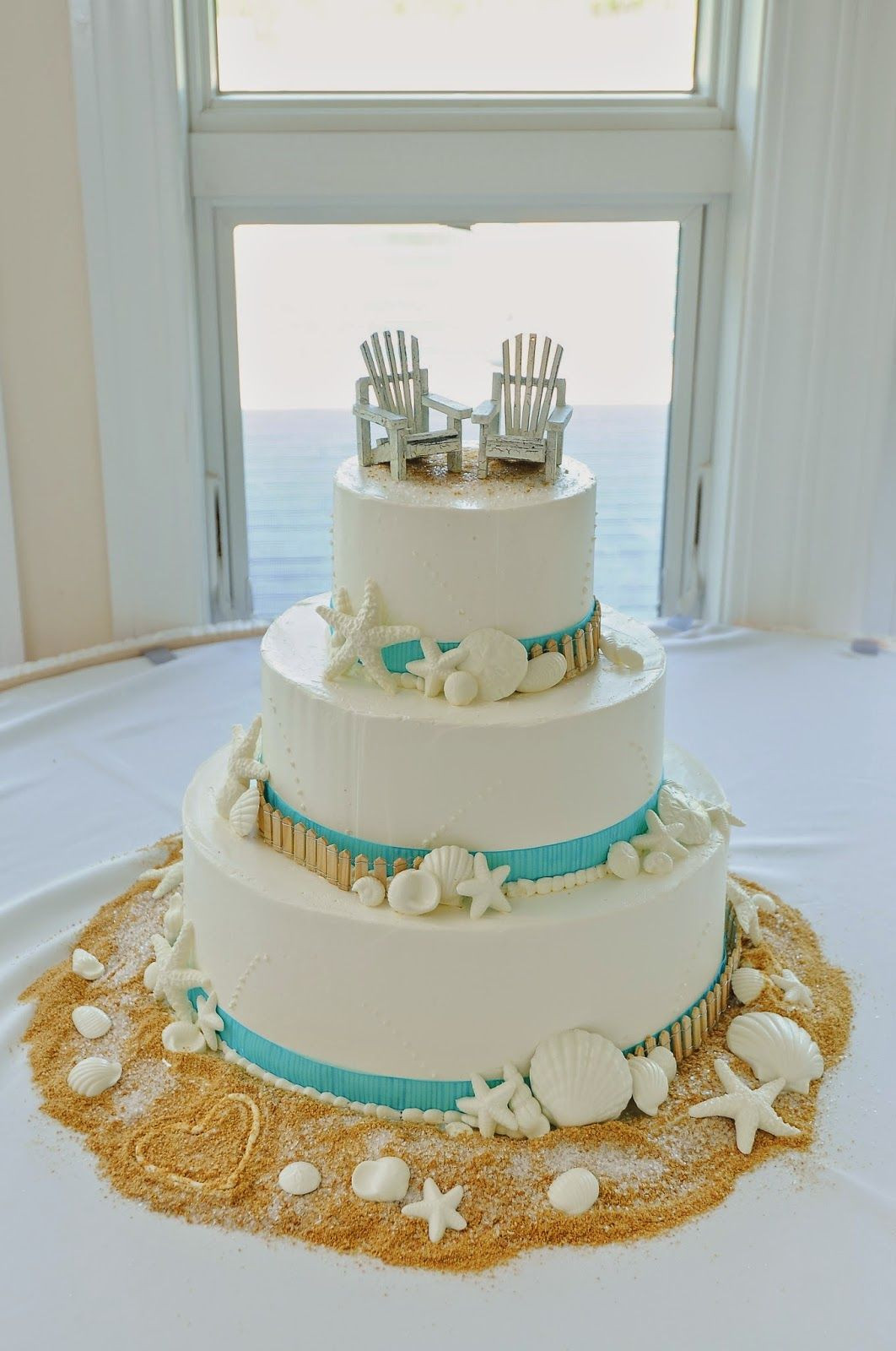 Wedding Cakes Beach Theme
 DIY Beach Weddings ChicagoStyle Weddings