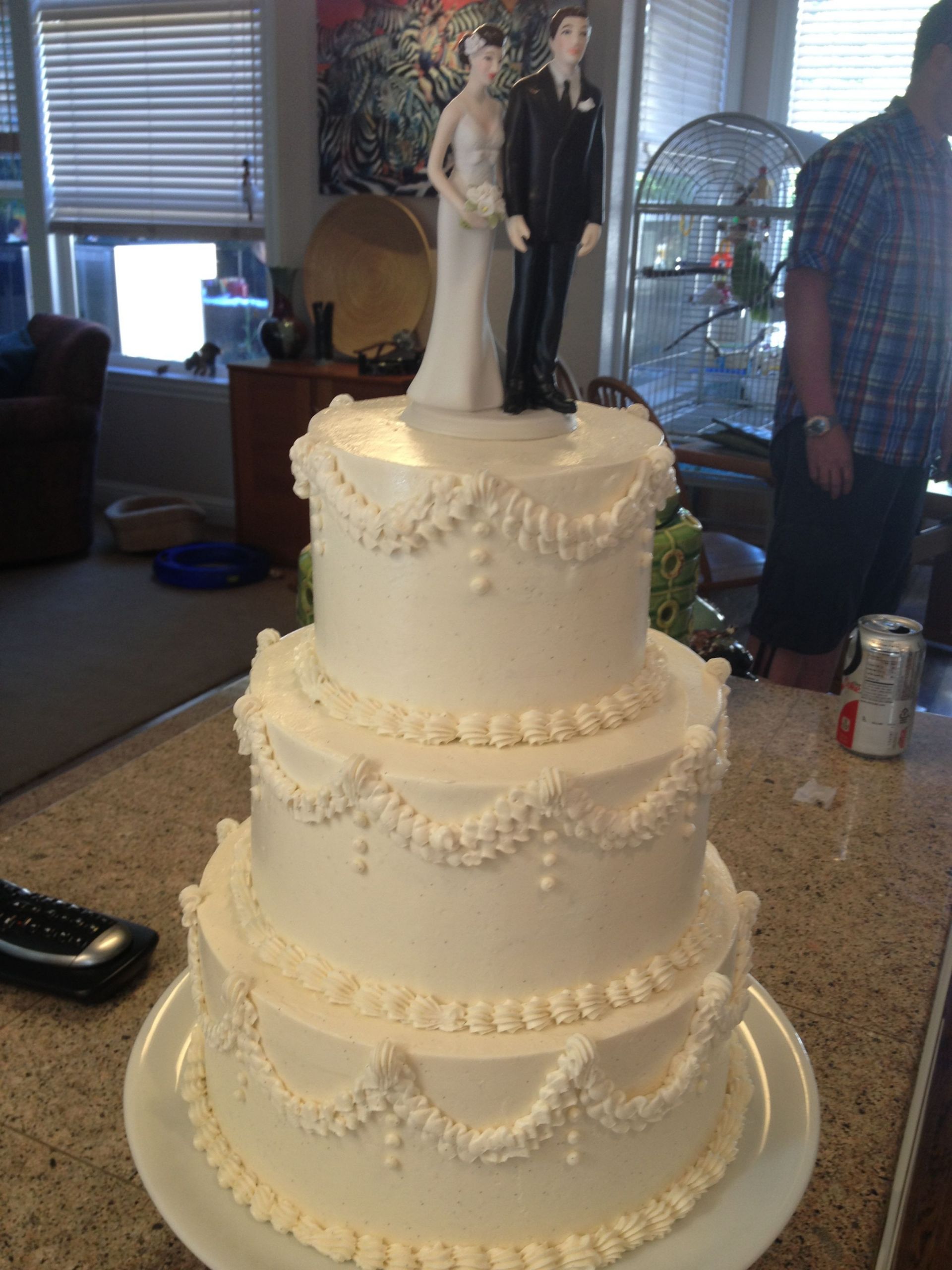 Wedding Cakes Sacramento Ca
 Elegant and classic buttercream wedding cake Cake and