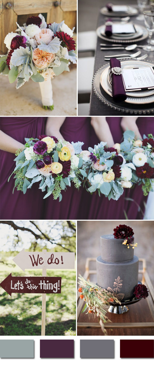 Wedding Colors For September
 Top 5 Fall Wedding Colors For September Brides