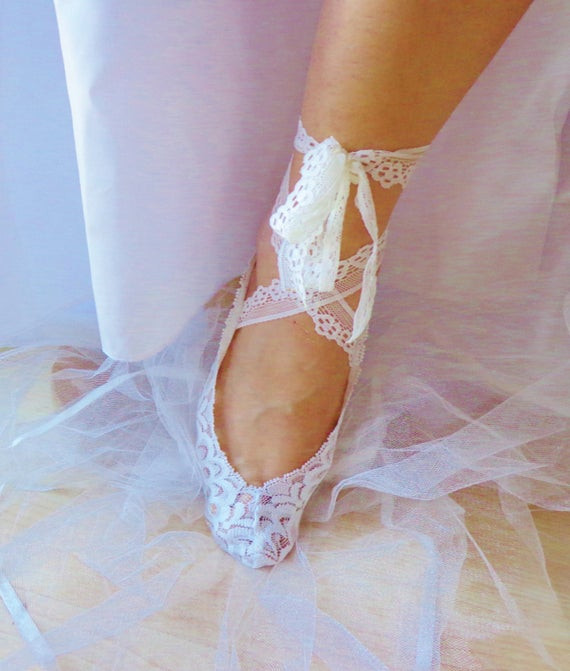 Wedding Dancing Shoes
 Bridal wedding dance shoes slippers Bridal Party by byrosali