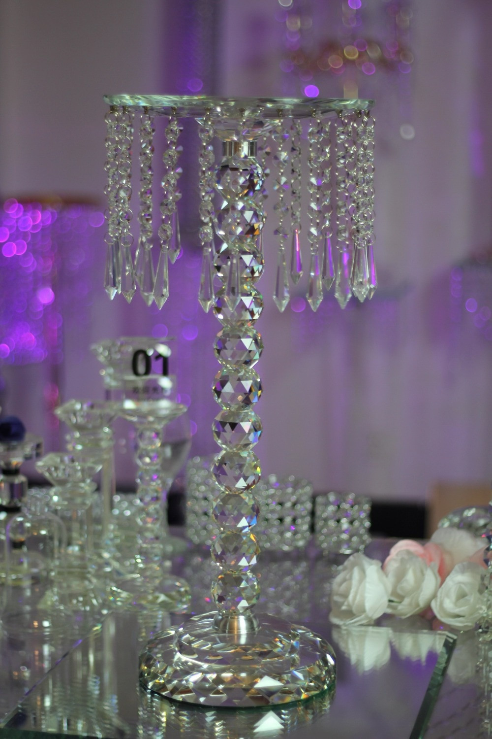 Wedding Decor Wholesale
 wholesale 2pcs lot crystal wedding decoration table