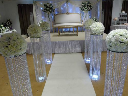 Wedding Decor Wholesale
 Wholesale 10Pcs lot wedding aisle crystal pillars Wedding