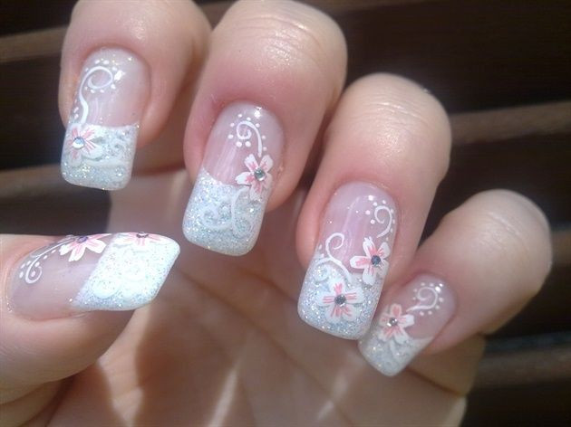 Wedding Design Nails
 78 images about Lace Nails on Pinterest