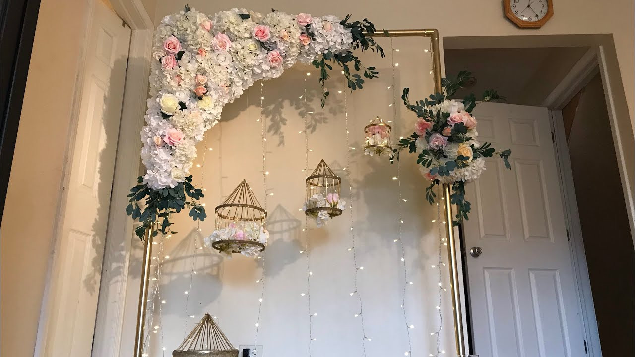 Wedding Diy Decorations
 DIY Floral Swag DIY Floral Arch DIY Wedding Decor