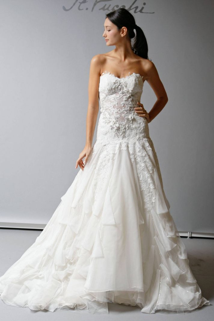 Wedding Dress
 Blu Ivory Wedding Dress Shopping drop waist style and