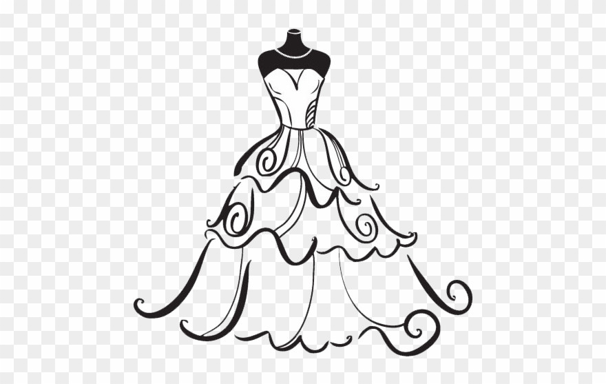 Wedding Dress Clipart
 Jpg Freeuse Stock Dress Bride Clip Art Wedding Dress