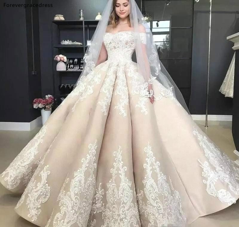 Wedding Dresses Princess
 Vintage Princess Wedding Dresses 2019 Champagne f