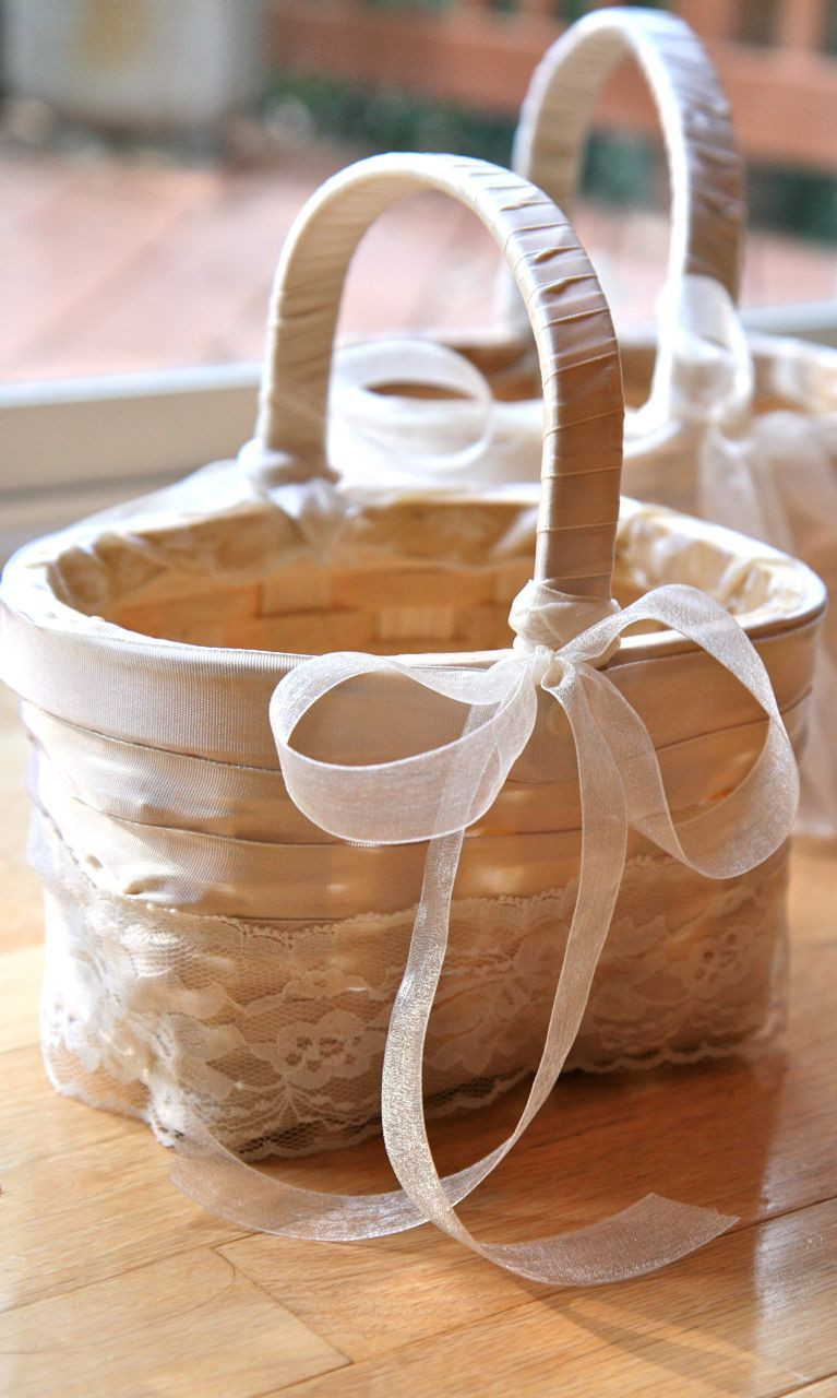 Wedding Flower Basket
 vita nostra Handmade Flower Girl Baskets and Other