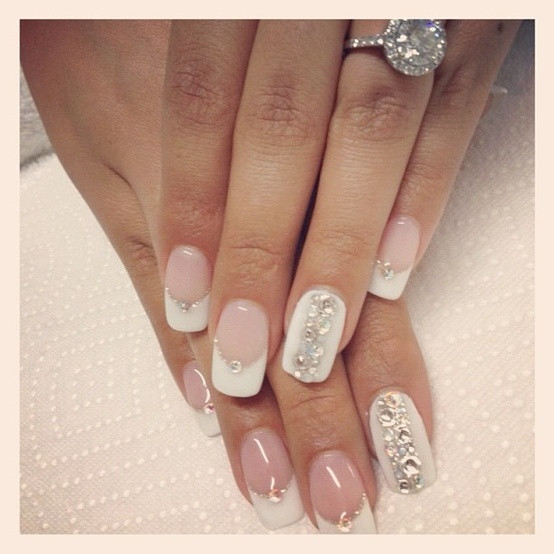 Wedding French Nails
 Wedding Nail Designs Nail Art Ideas Made For the Bride