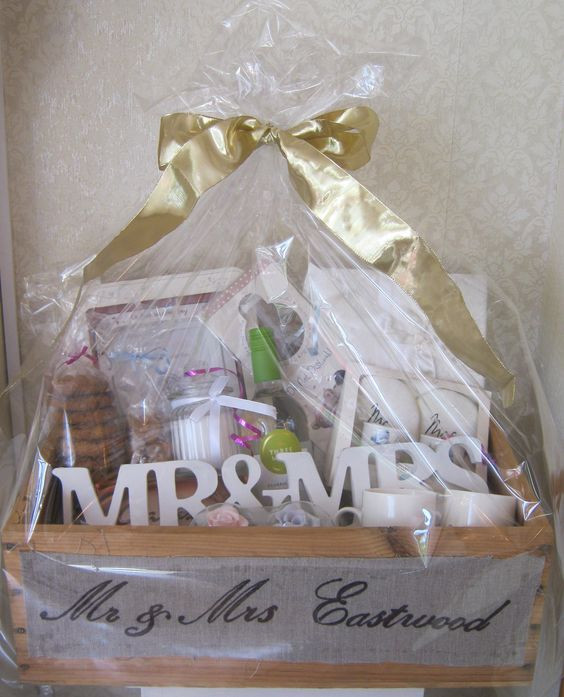 Wedding Gift Basket Ideas For Bride And Groom
 Wedding Gift Baskets for the Bride and Groom