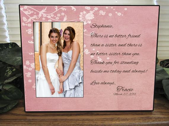Wedding Gift From Maid Of Honor
 Sisters wedding t Maid of Honor t Matron of by