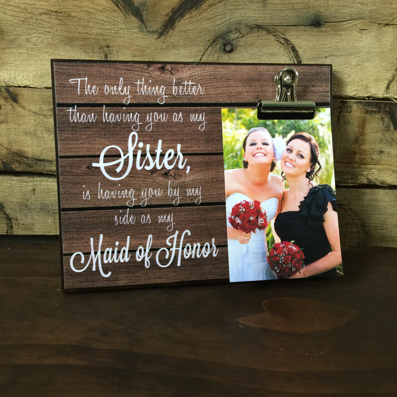 Wedding Gift From Maid Of Honor
 Maid of Honor Gift Wedding Thank You The ly Thing Better