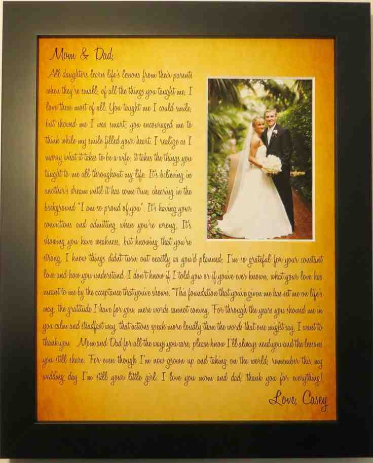 Wedding Gift Ideas For Bride And Groom From Friends
 Wedding Gift Ideas For Parents The Bride And Groom